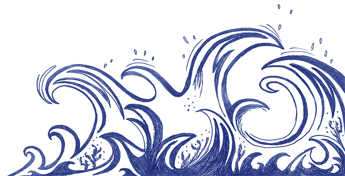 Illustration Kaltwasser-Wellen
